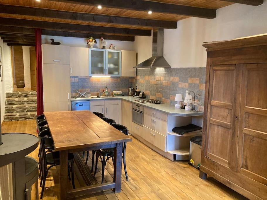 Maison rurale au cœur des Cévennes Ardéchoises Dompnac Esterno foto