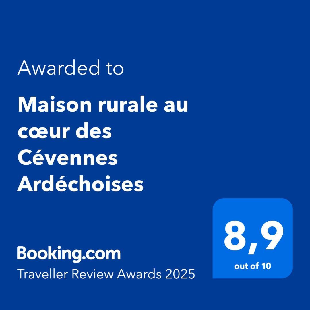 Maison rurale au cœur des Cévennes Ardéchoises Dompnac Esterno foto